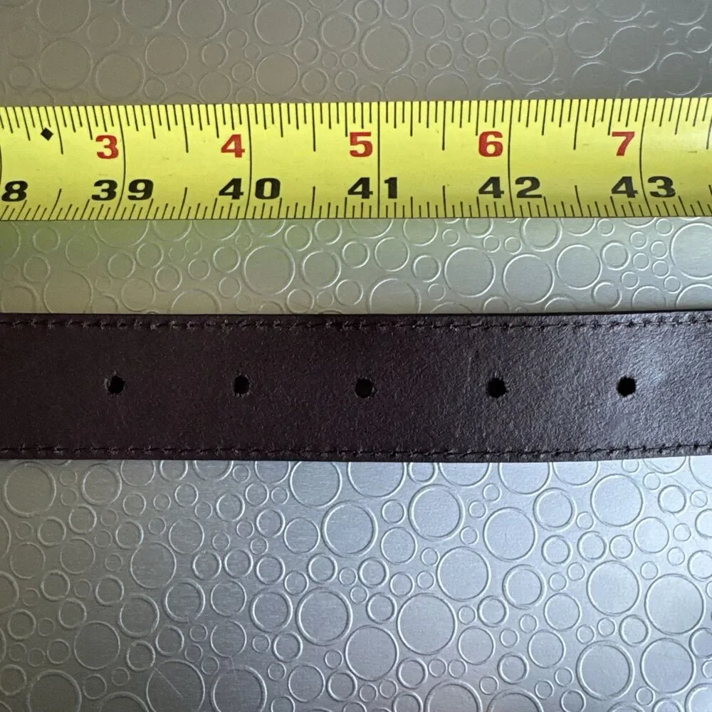 New Lucky & Blessed Turquoise Concho Tool Leather Belt - L Runs Bigger Dust Bag